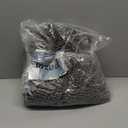 LOCHAS Luxury Bathroom Rug Shaggy Bath Mat 24 x 17 Inch, Washable Non Slip Bath Rugs for Bathroom Shower, Soft Plush Chenille Absorbent Carpets Mats, Gray (Grey)