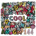 EMBAPP Iron on Letters for Fabric, Letters A-Z Patches, Embroidered Number 0-9 Patches, for Clothes, Hat, Socks, Jeans-1.5 Inch Mixed Colors