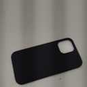 Miracase Compatible with iPhone 12 Pro Max Case, [Soft Anti-Scratch Microfiber Lining], Liquid Silicone Case Gel Rubber Shockproof Drop Protection Phone Case for 12 Pro Max, Black