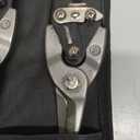 HURRICANE 3 pc Aviation Tin Snips Set, 10 inch Metal Cutter Shears for Cutting Sheet Metal, Cr-V Blades, Straight Left and Right Aviation Snips, with Ergonomical TyreGrip Handle and Safety Latch