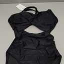 Eomenie Women's One Piece Swimsuits Tummy Control Cutout High Waisted Bathing Suit Wrap Tie Back 1 Piece Swimsuit, S