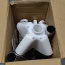 SONGMICS Clothes Drying Rack, 59-Inch Folding Laundry Drying Rack with 3 Rotatable Arms for Hangers, 4 Legs, Stainless Steel, for 27 Pieces of Clothes, White and Silver ULLR510W01