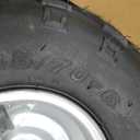145/70-6 Tires, Mini Bike Front Wheels Rims and Tires Assembly Kit Compatible with Coleman CT100U CC100X Baja DB30 Motovox MBX10 MBX11 Monster Moto 80 105cc Minibike Go Kart Parts V-Tread Tire