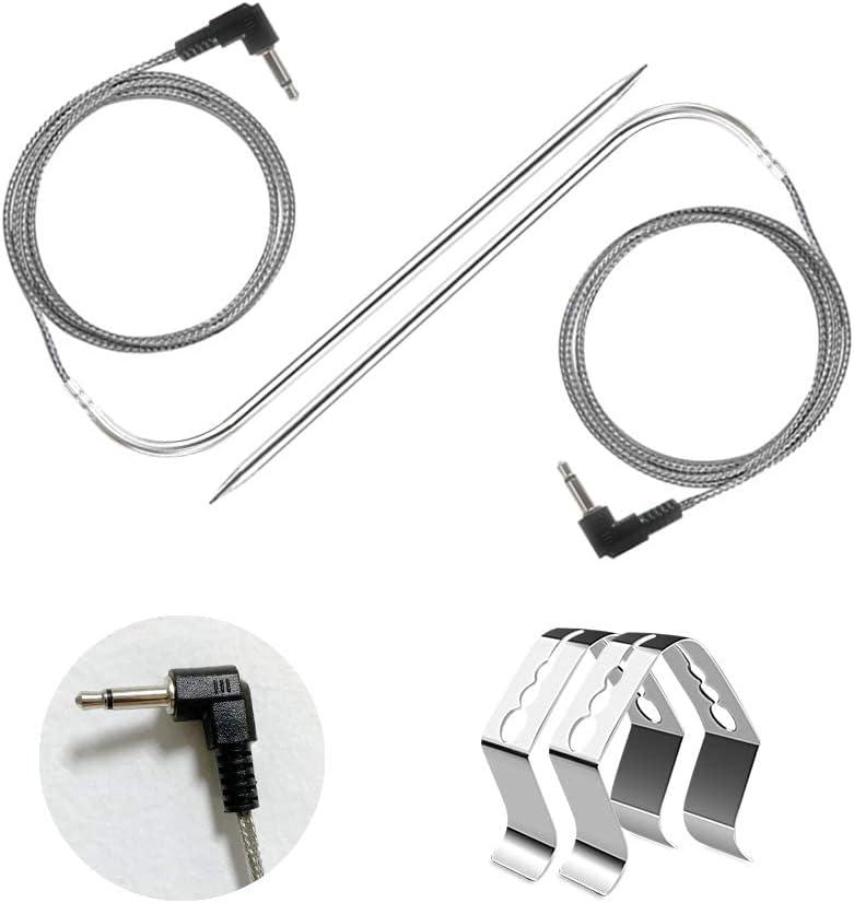 Meat Probe Replacement for Pit Boss Pellet Grills and Smokers, Waterproof 3.5 mm Plug Thermometer Meat Probe, Accessories for Pit Boss