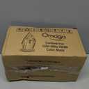 OMAIGA Cordless Iron for Clothes, 1500W Steam Iron Rapid Heating, Ceramic Soleplate, Auto Shut Off, Self-Clean, Anti-Calc, 3 Temperature Settings, 11.84oz Water Tank Ironing Clothes for Home, Black