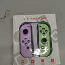 Tideal Set of Replacement Controller for Nintendo Switch - Compatible with Nintendo Switch (1) / OLED/Lite - Dual Vibration/Motion Control / 6-Axis Gyro (Purple & Green)