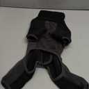 Fleece Dog Coat for Small Medium Dog,Pullover Pajamas Jumpsuit Bodysuit Puppy Coats with Legs, Pet Windproof Warm Cold Weather Jacket Full Body Vest Cozy Snowsuit Outfit Clothes (Black, S)