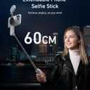 TELESIN Magnetic Mini Selfie Stick, Phone Tripod for iPhone 17 16 15 & Android, Portable Pocket-Size Phone Stand with Zoom Remote Control, Mag-Safe Tripods for Desk/Solo Travel/TikTok Content Creation