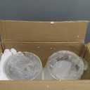 Glass Storage Jars Set Elegant Containers with Airtight Bamboo Lids, Perfect for Kitchen Organization - Flour, Rice, Pasta, Sugar, Coffee Beans, Accessories Included (2 packs(111oz))