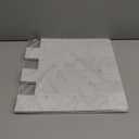 Art3d 10-Sheet Peel and Stick Subway Backsplash, 12 in. x 12in. White Marble Design