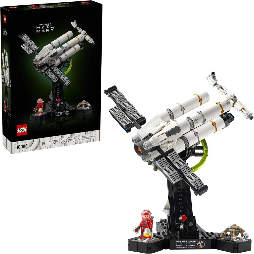 LEGO Icons Project Hail Mary Collectible Building Set for Adults - Room or Office Decor for Men & Women - Gifts for Fans of The Book - 11389