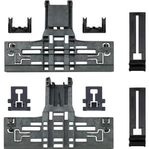 Upgraded WPW10546503 Dishwasher Top Rack Adjuster Compatible with Kitcheneaid Dishwasher Parts Upper Rack, Includes W10546503 W10195840 W10195839 W10250160 Part for Whirlpool kenmore Dishwasher, 8 PCS