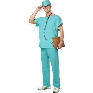 California Costumes Doctor Scrubs Set (Large, Green)