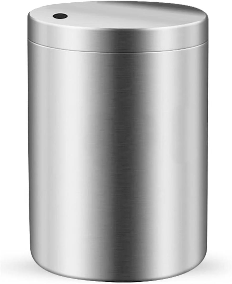 Stainless Steel Toothpick Holder Dispenser, High-capacity Thickening Tooth Picks Container for Kitchen ( No Toothpicks)