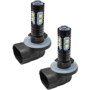 2PCS Bright 50W 881 LED Fog Light Bulbs, High-Power 6000K 881, 889, 862, 886, 894, 896, 898 LED DRL Daytime Running Lights, Xenon Cool White Headlight Bulbs Replacement for Car, Truck (White)