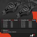 A-Premium 2 x Rear Rearward Lower Control Arm, with Bushing, Compatible with Nissan Pathfinder 2013-2020/2022-2023 & Infiniti QX60 2014-2020/2022-2023, JX35 2013