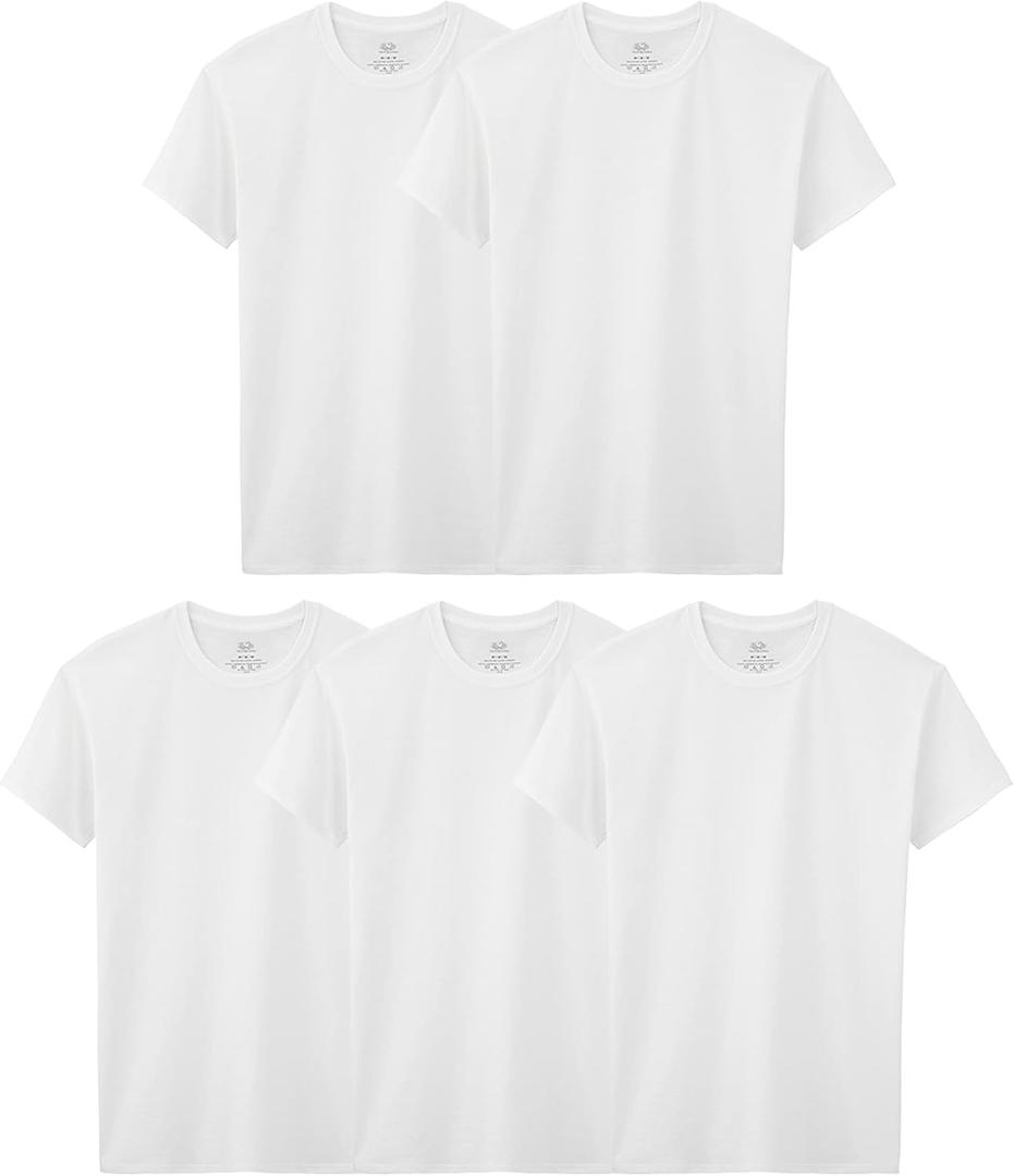 Fruit of the Loom Boys' Eversoft Cotton Undershirts, T Shirts & Tank Tops (Large)