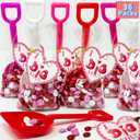 36 Pack Valentine's Day Cards with Plastic Shovels and Bags for Kids School Classroom Exchange, I DIG You Non-Candy Valentine Gifts for Boys Girls, Toddler Winter Holiday Sandbox Toy Party Favors