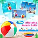 Pool Party Favors and Beach Party Favors - 120 PCS Party Bag Stuffers Including Beach Balls, Summer Theme Straws, Bubble Wands, and more for Beach Pool Party Favors, Birthday Party Supplies 4-8 8-12