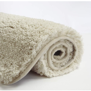 Suchtale Bath Rug for Non Slip Bath Mat (20 x 32, Light Tan) Water Absorbent Soft Microfiber Shaggy Thick Plush Shower Mat