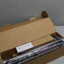 2 Pack Heavy Duty Curtain Rods for Windows 48 to 84 Inch, 1 Inch Black Adjustable Curtain Rod Set with Easy Installation and Modern Design (A1,Black,30-90",2Pack)