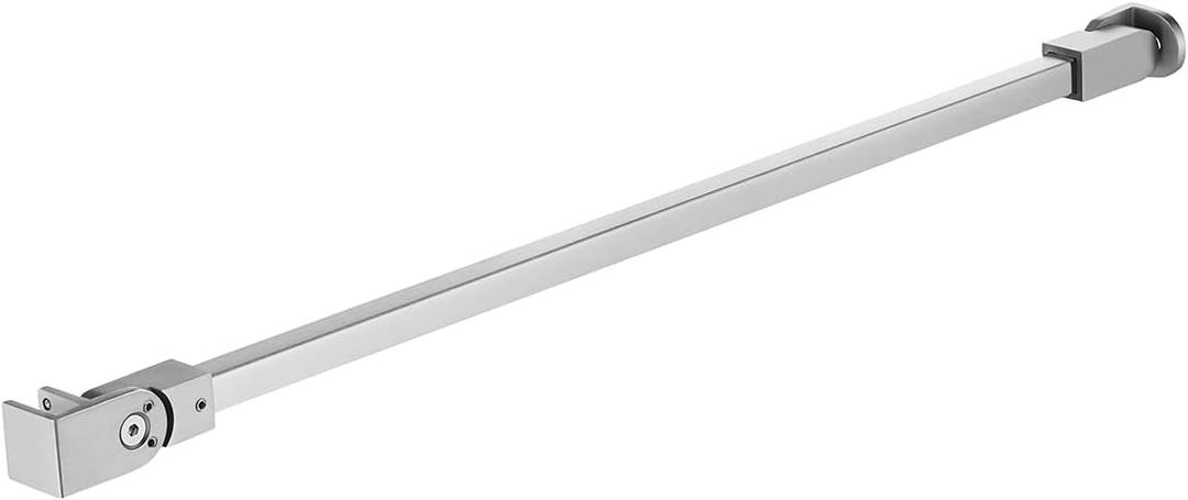 Serene Valley Frameless Shower Door Stuctural Support Arm, Wall-to-Glass Support Bar for 1/4", 5/16" and 3/8" Glass, 51 3/16-in (1300mm) in Brushed Nickel Finish