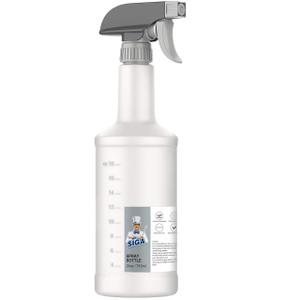 MR.SIGA 24 oz Empty Plastic Spray Bottles for Cleaning Solutions, Heavy Duty Household Reusable Spray Bottles with Measurements and Adjustable Leak Proof Nozzle, 1 Pack