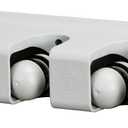 Evriholder Magic Holder 3-1/8 in. H x 2-1/2 in. W x 17-1/2 in. L White Adapter Brackets