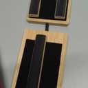 Ankle Strengthener & Axis Board, Bamboo Ankle Balance Board for Physical Therapy, Blackboard Foot Trainer & Foot Strengthener, Giboard for Balance Training, Axisboard for Leg Stability