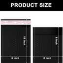 Yeplan 6x10 Inch Bubble Mailers, 100 Pack Self Seal Padded Envelopes | Usable Size 6x9" Durable Waterproof Padded Mailers for Small Business, Jewelry, Makeup, Shipping Small Items and Cards
