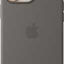 Apple iPhone 16 Pro Max Silicone Case with MagSafe and Camera Control: Lightweight Phone Case, Wireless Charging Compatible, Smooth Matte Finish, Stone Gray