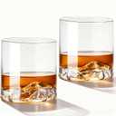 Whiskey Glasses Set of 2 Pack,Old Fashioned Glasses Rocks Glasses for Bourbon,Scoth,Cocktail
