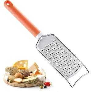 Cheese Grater with Handle, Vituer Stainless Steel Graters for Kitchen, Cheese Grater Lemon Zester Handheld, Great for Cheese, Ginger, Chocolate, Spices and More, Dishwasher Safe
