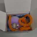 Interactive Cat Toys for Indoor Cats,The 3rd Generation Agile Moving Cat Ball with Elastic Mesh Tail,Automatic Kitten Toys for Bored Indoor Cats (Purple)