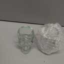Dandat 24 Pieces Skull Shot Glasses Set 2. 5 oz Mini Clear Bulk for Wedding Party Whiskey, Espresso, Water, Juice, Milk, Coffee, Drinking
