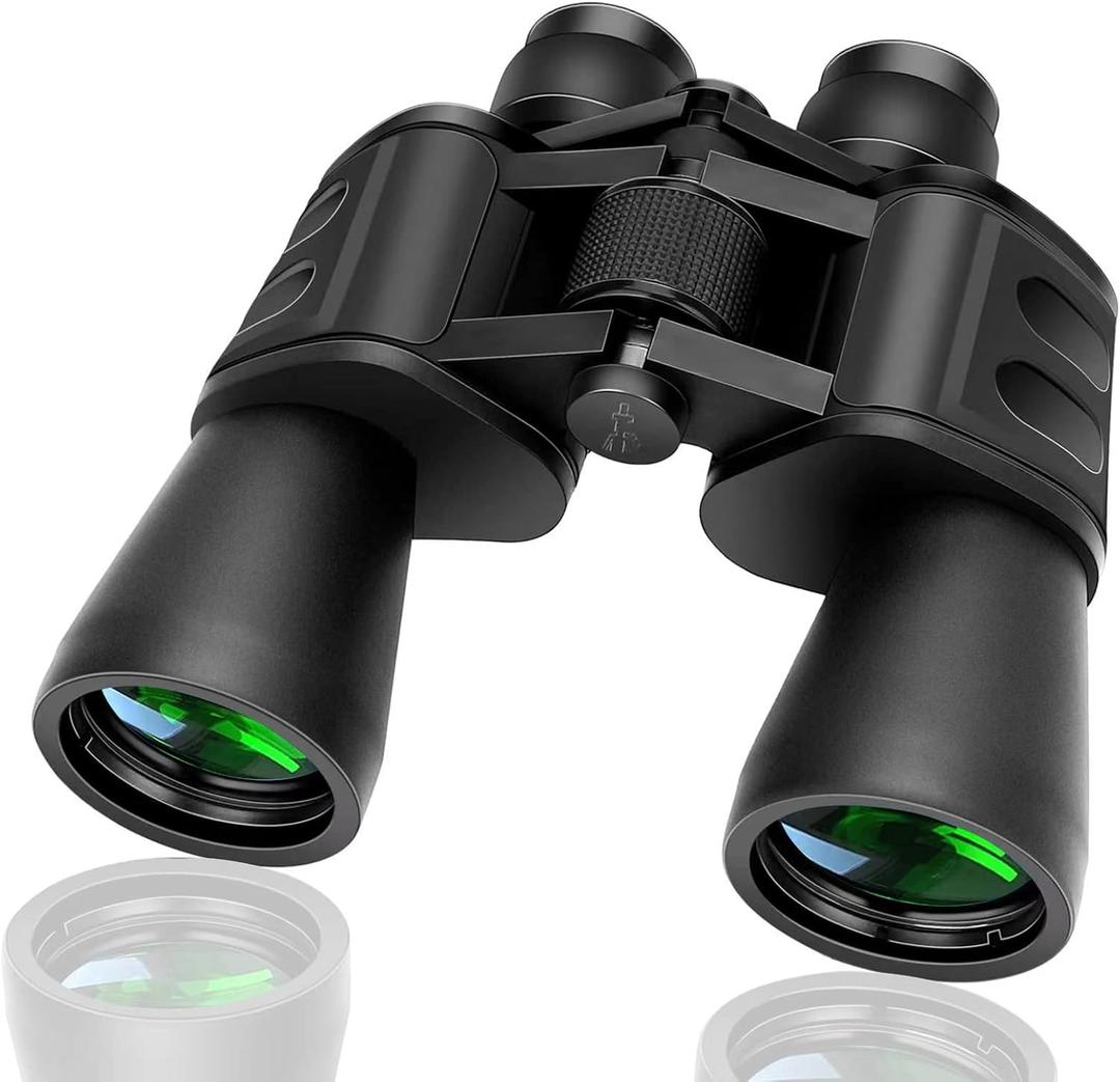 20X50 Binoculars for Adults High Powered- Large View with Clear Vision Waterproof & Fogproof Lightweight Easy Focus Compact Binoculars for Bird Watching Hunting Travel Sports Opera Concert
