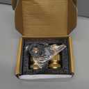 HQMPC Garden Hose Quick Connect Solid Brass Quick Connector Garden Hose Fitting Water Hose Connectors 3/4 inch GHT (2SETS)