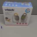VTech Communications DM221 Audio Baby Monitor with up to 1,000 ft of Range, Vibrating Sound-Alert, Talk Back Intercom & Night Light Loop, White/Silver