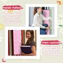 2 x Konohan 2 Pcs School Magnetic Wallpaper for Lockers 12" x 36" Removable Magnetic Wallpaper Decorative Locker Accessories for School University(Dasiy)