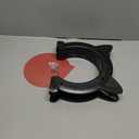 Fhiny Cat Door Interior Door, Back Friendly Kitten Doors Without Flap for Wall Durable and Easy to Install Adds Privacy Pet Door Up to 20 Lb Cute Pass Hole Corridor for Cats Doggies (L: 7" dia, Black)