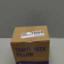 Neck Pillow Airplane, 100% Pure Memory Foam, Comfortable Breathable Cover, Travel Pillows for Airplanes, Ergonomic Design, Neck Pillow for Traveling, Airplane Pillow Flight Train, Gray