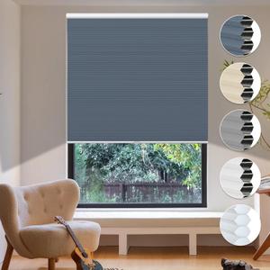 HOMEDEMO Blackout Cellular Shades Cordless, Honeycomb Shade Blinds, Thermal Insulated Noise Reduction for Windows Inside & Outside Mount Blue-Blackout 31" W x 64" H