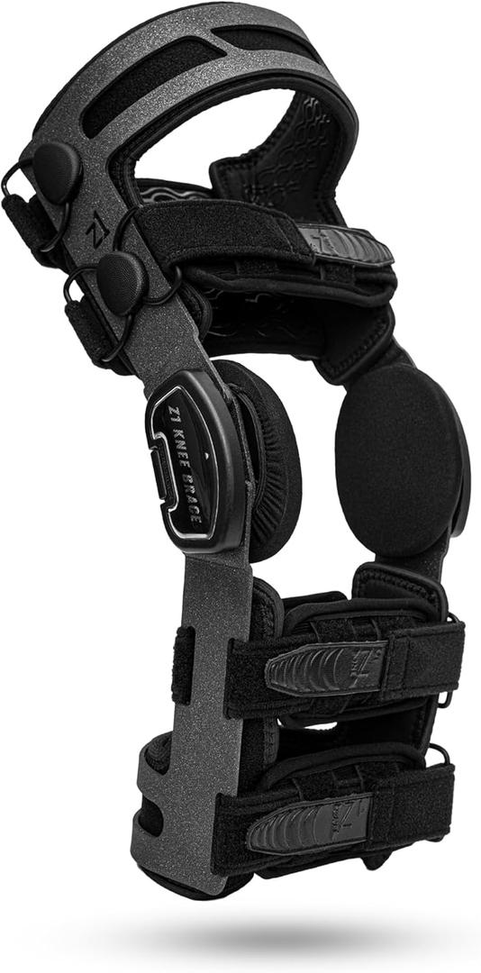 Z1 K4 OsteoAlign Hinged Knee Brace - Knee Support for ACL, MCL, Ligament Sports Injuries, Arthritis (OA), Meniscus Tear, Relief from Knee Joint Pain with Side Stabilizers for Men & Women Size (XL)