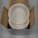 Irenare 50 Pack Small Paper Plates 4 Inch Dessert Paper Plates Heavy Duty White Disposable Uncoated Round Cake Appetizer Dinner Tableware for Thanksgiving Christmas Holiday Wedding Party Supplies