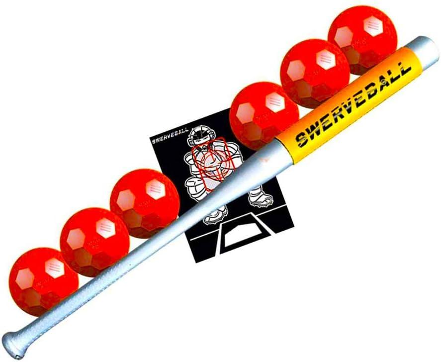 Plastic Baseball Combo Starter Set Including 6, Strike Zone, Sweet Spot Bat Sleeve, and Pitching Guide (Limited Edition)