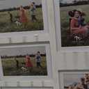 4x6 Picture Frame Collage for Wall Decor, Multiple Photo Collage Frames with Tempered Glass, 7-Opening for 4 x 6 Picture Frames, Rustic White, 1 Pack