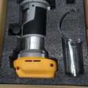 Cordless Compact Router for DeWalt 20V Battery (Bare Tool), 6 Variable Speeds for Woodworking, 800W 30,000 RPM Fixed Base Wood Router With Trim Bits, Edge & Roller Guide, Dust Hood