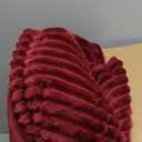 Westinghouse Full Size Heated Blanket, Soft Flannel to Sherpa Reversible, Electric Blanket Full with 10 Heating Settings & 1-12 Hours Auto Shut Off, Machine Washable, (72" x 84", Red)