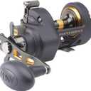PENN Fathom II Star Drag Conventional Fishing Reel, Black Gold, 25N, 15 Right