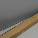 UNISHADES no Drill Cordless Roman Shades for Windows, 32" W 64" H - Light Filtering - Linen - White